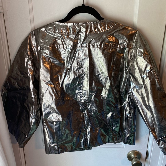 NWT Vintage Escada Silver Jacket fits like a medium/ large - Picture 4 of 16